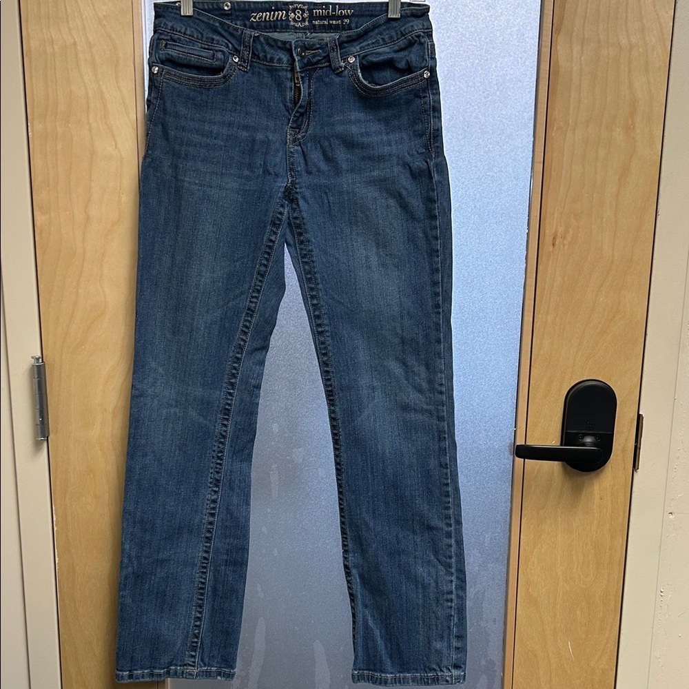 Zenim Classic Straight Blue Jeans